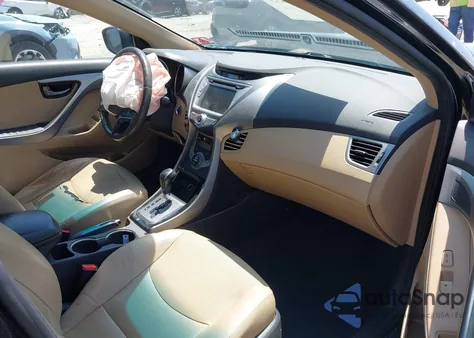 2013 Hyundai Elantra Limited из США, поврежденный, VIN KMHDH4AE0DU930843